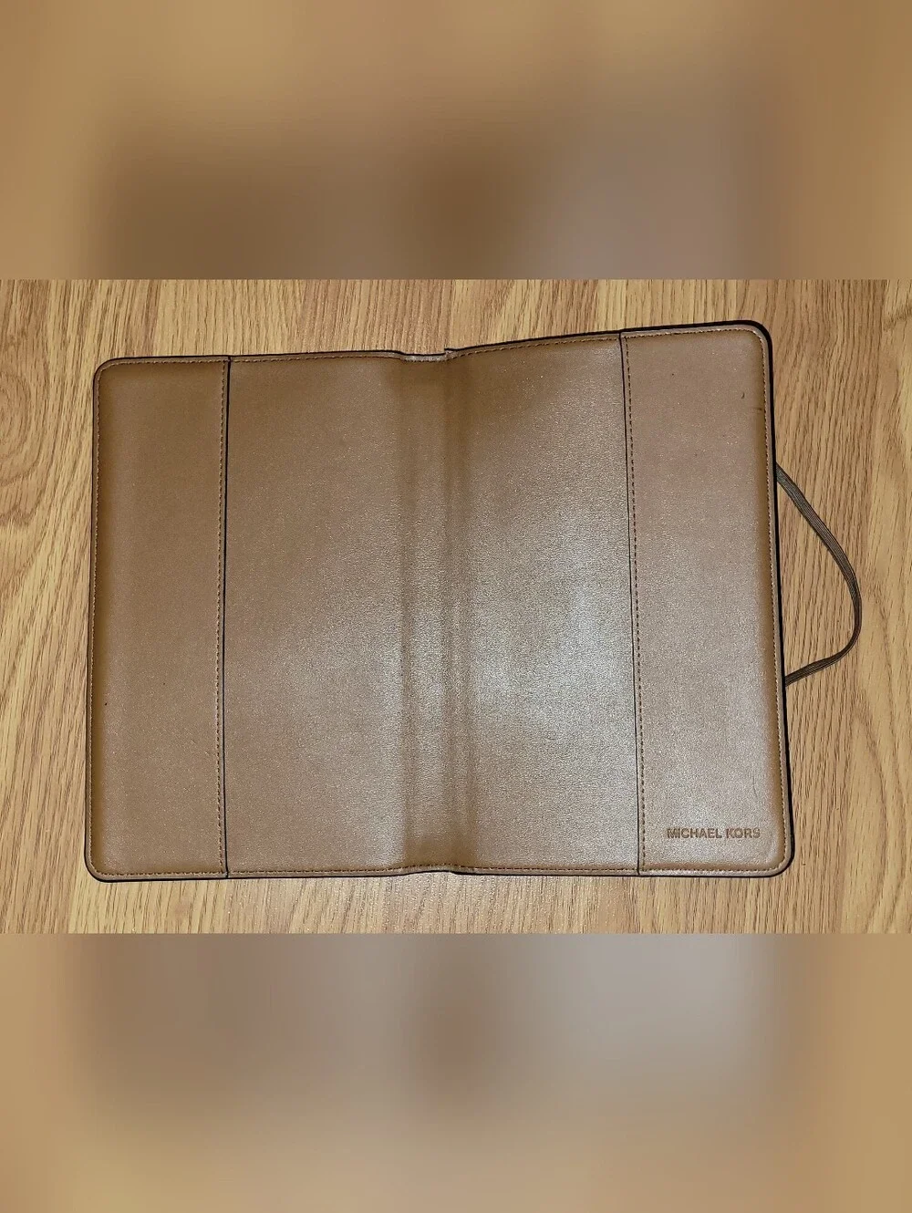 Michael Kors Signature Logo Refillable Notebook Cover - Brown